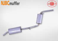 Fit Volkswagen JETTA stainless steel exhaust pipe muffler assembly from factory dual muffler