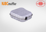 Universal muffler body stainless steel muffler box high flow exhaust pipe from manufacturers