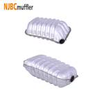 High performance mufflers for AUDI A6L muffler body replancement stainless steel muffler box from manufacturers